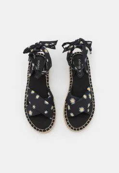 Even&Odd Damen Riemensandalette - Black -Even Und Odd Verkäufe ed984f970dd7460d97cda3d93033b787