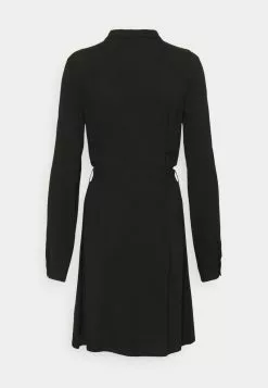 Even&Odd Damen Blusenkleid - Black -Even Und Odd Verkäufe ee2483c1f1de415d8dc2f0569f2996f8