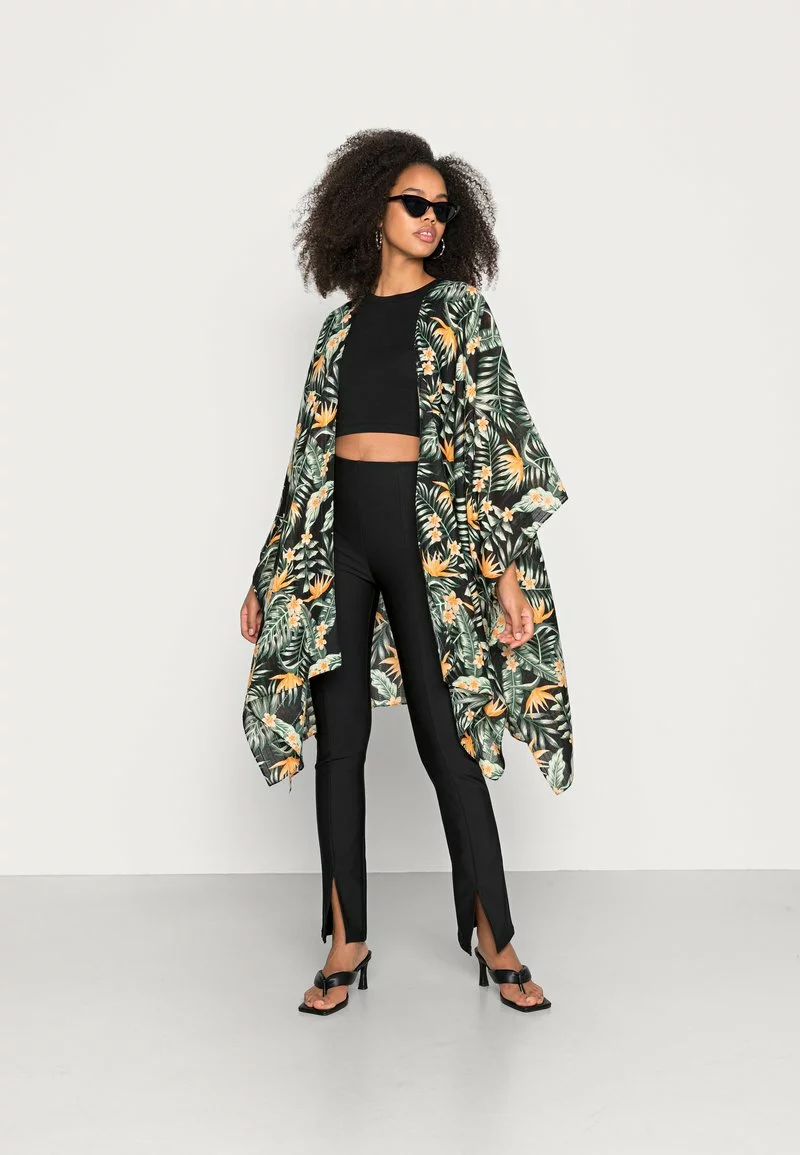 Even&Odd Damen Leichte Jacke - Black/green/yellow 4 Even&Odd Damen Leichte Jacke - Black/green/yellow – Bild 2