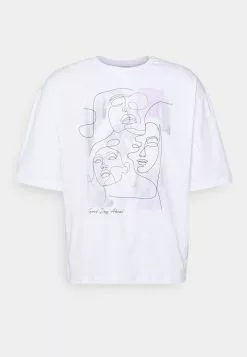 Even&Odd UNISEX - T-Shirt Print - White -Even Und Odd Verkäufe f10c40b3e05e47a8b5a9801cd956c8aa