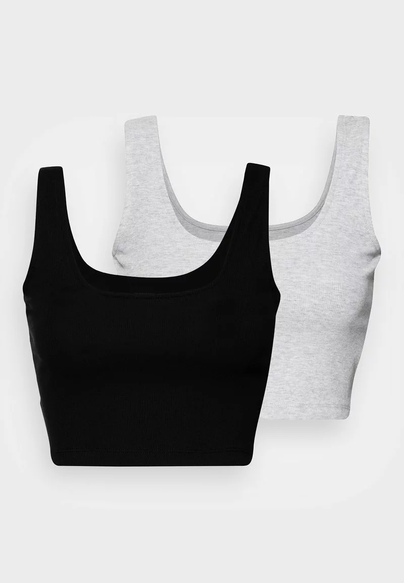 Even&Odd Damen 2 PACK - Top - Black/light Grey 7 Even&Odd Damen 2 PACK - Top - Black/light Grey – Bild 5