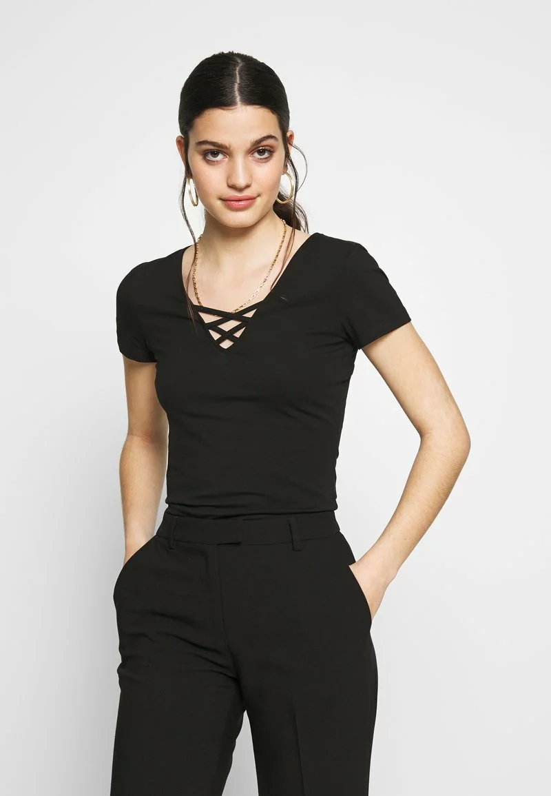 Even&Odd Damen T-Shirt Print - Black 3 Even&Odd Damen T-Shirt Print - Black