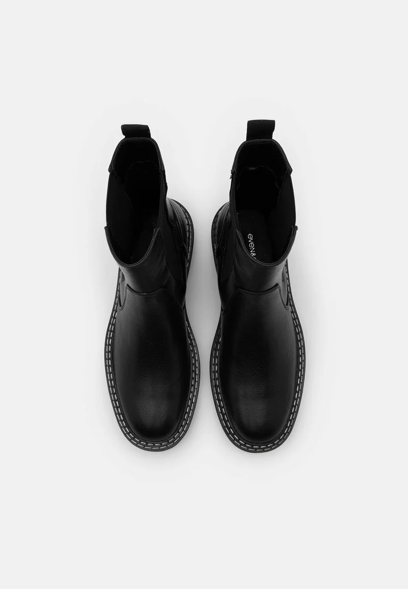 Even&Odd Damen Stiefelette - Black 8 Even&Odd Damen Stiefelette - Black – Bild 6