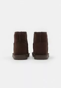 Even&Odd Damen LEATHER WINTER BOOTIES - Stiefelette - Dark Brown -Even Und Odd Verkäufe f4dd3c1f1d0b400796fb8f5c096a57fe