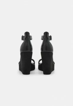 Even&Odd Damen Plateausandalette - Black -Even Und Odd Verkäufe f51dc0f3336f46948f3a8d0065ea870d