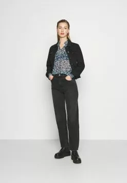 Even&Odd Damen PRINTED BLOUSE - Bluse - Blue -Even Und Odd Verkäufe f5e09e0681374dd8b87f6a9d01c32158