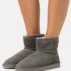 Even&Odd Damen LEATHER WINTER BOOTIES - Stiefelette - Grey -Even Und Odd Verkäufe f65f1d4bb93d43f7a80c07eed36a153f