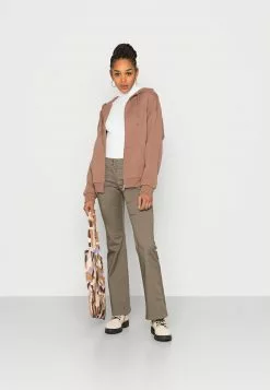 Even&Odd Damen Sweatjacke - Brown -Even Und Odd Verkäufe f6b8d8d84a07499f91e116c4888f7b6a
