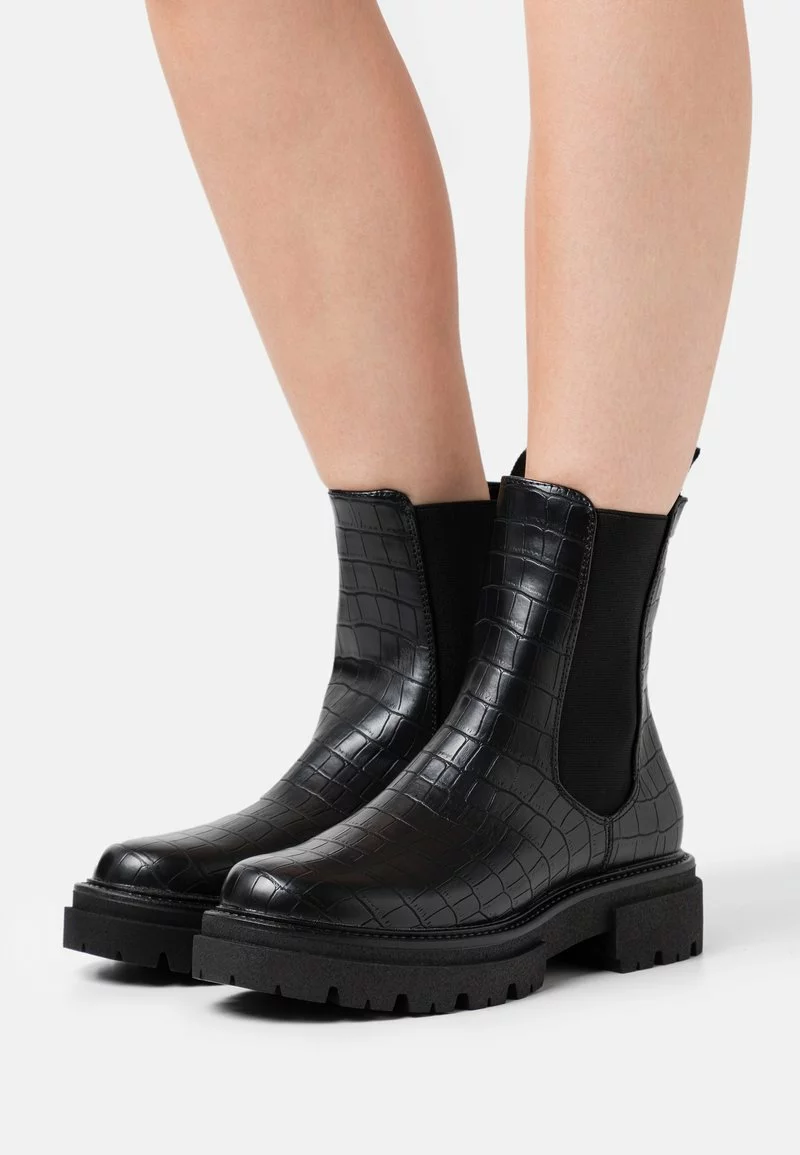 Even&Odd Damen Plateaustiefelette - Black 3 Even&Odd Damen Plateaustiefelette - Black