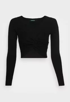 Even&Odd Damen WRAP FRONT JUMPER - Strickpullover - Black 10 Even&Odd Damen WRAP FRONT JUMPER - Strickpullover - Black -Even Und Odd Verkäufe f83cc644fb1142c1ace46a185380b816