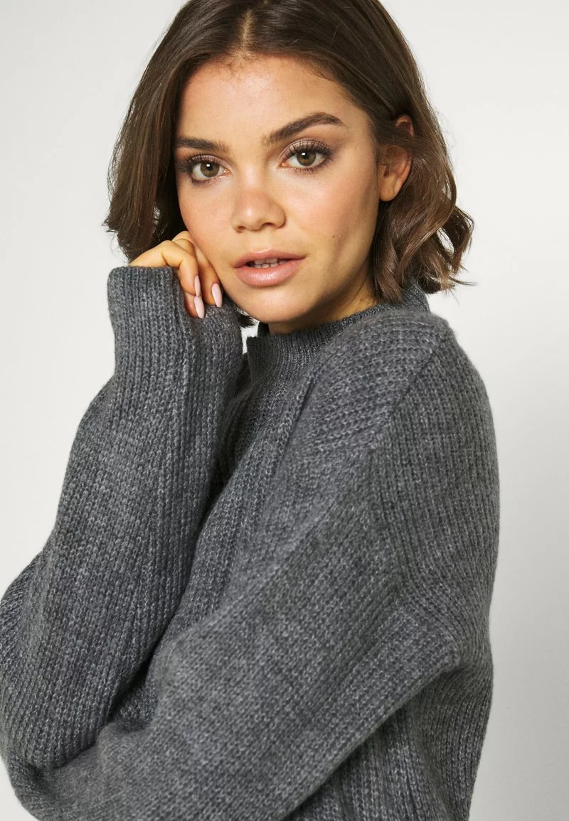 Even&Odd Damen Strickpullover - Mottled Dark Grey 7 Even&Odd Damen Strickpullover - Mottled Dark Grey – Bild 5