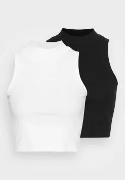 Even&Odd Damen 2 PACK - Top - Black/white -Even Und Odd Verkäufe fb4691c0f86f46be82e536c4db6d7591