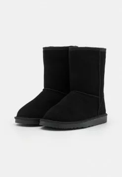 Even&Odd Damen WINTER BOOTIES LEATHER - Stiefelette - Black -Even Und Odd Verkäufe fd3917b91ae0426bbf96f319e8dbf154
