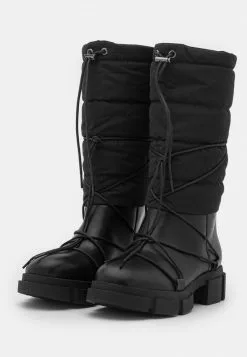 Even&Odd Damen WINTER BOOTIES - Plateaustiefel - Black -Even Und Odd Verkäufe fe24d214fcac48efab09d47a6db1841d