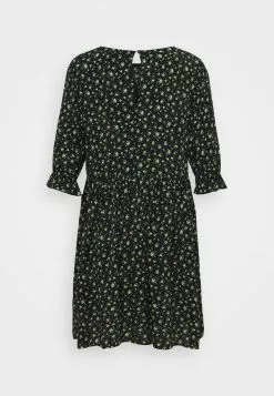 Even&Odd Freizeitkleid - Black/yellow | Damen -Even Und Odd Verkäufe ff13685cef034f04a944347a883fe29b