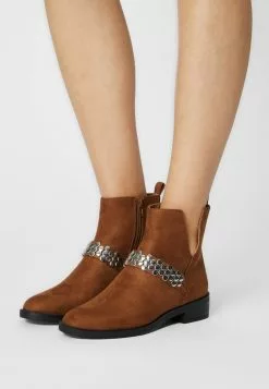 Even&Odd Damen Stiefelette - Cognac